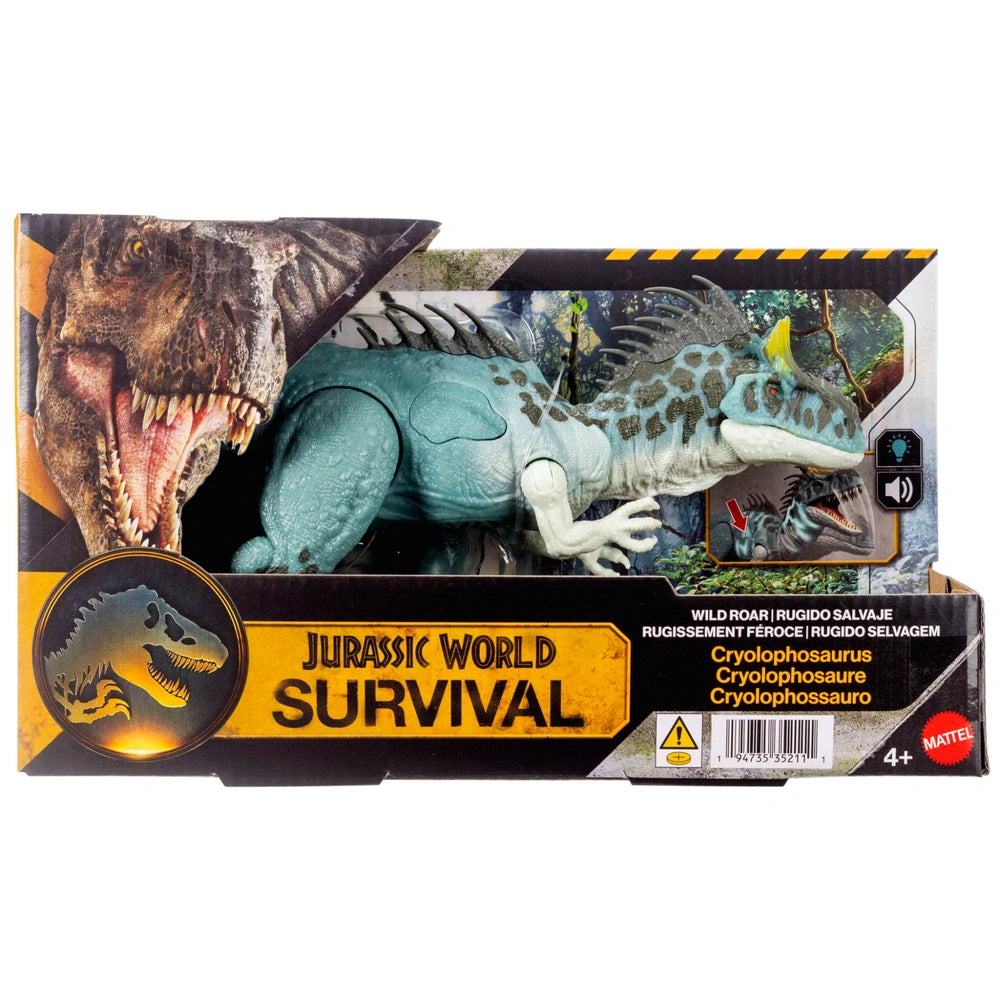 Jurassic World Survival Wild Roar Dinosaur Action Figure Cryolophosaurus