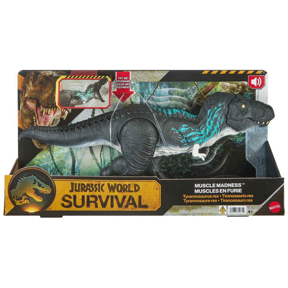 Jurassic World Muscle Madness Dinosaur Action Figure Tyrannosaurus Rex