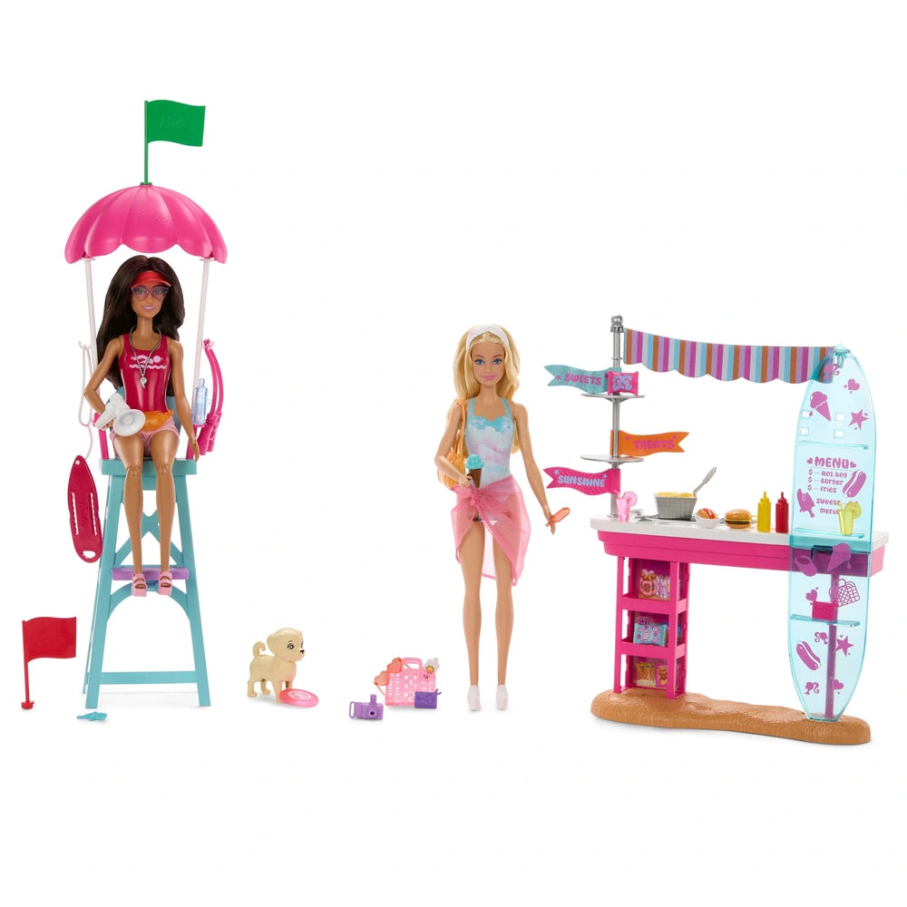 Barbie Beach Boardwalk Playset