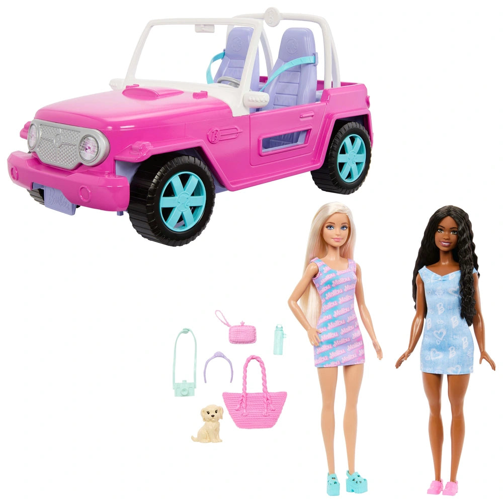 Barbie Dream Land Dolls And Vehicle