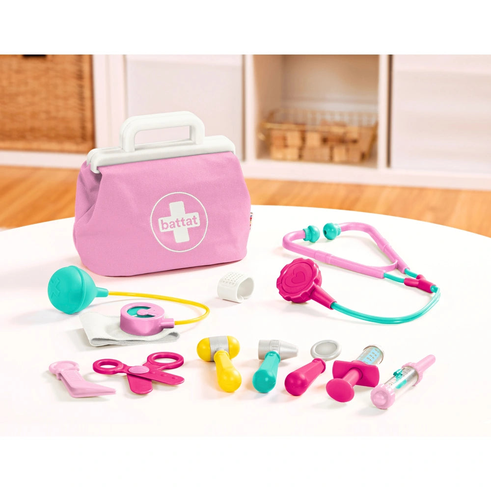 Battat Mini Medic Doctor Bag Toy Kit Pink