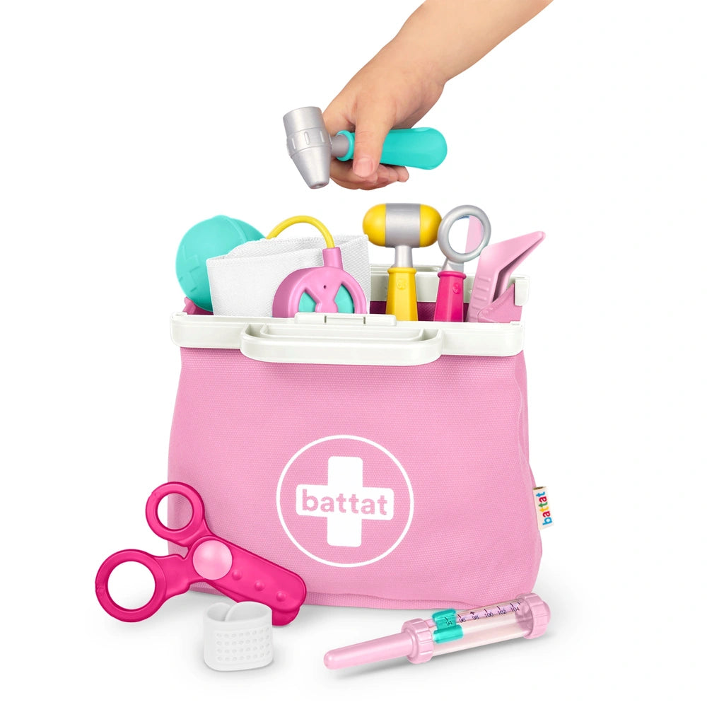 Battat Mini Medic Doctor Bag Toy Kit Pink