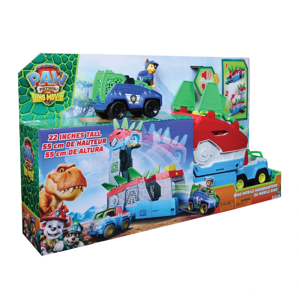 Paw Patrol: The Dino Movie Playset Dino Mobile Headquarters