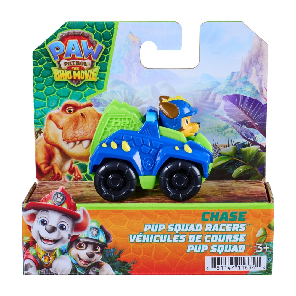 Paw Patrol: The Dino Movie Vehicles Pup Squad Racer Assortment