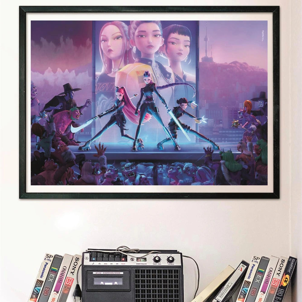 Clementoni Netflix Kpop Demon Hunters Jigsaw Puzzle 1000 Pieces