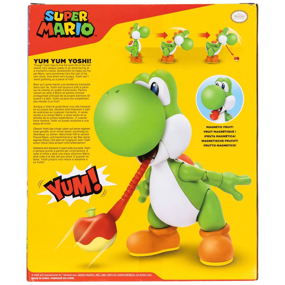 Nintendo Super Mario Yum Yum Yoshi Interactive Toy