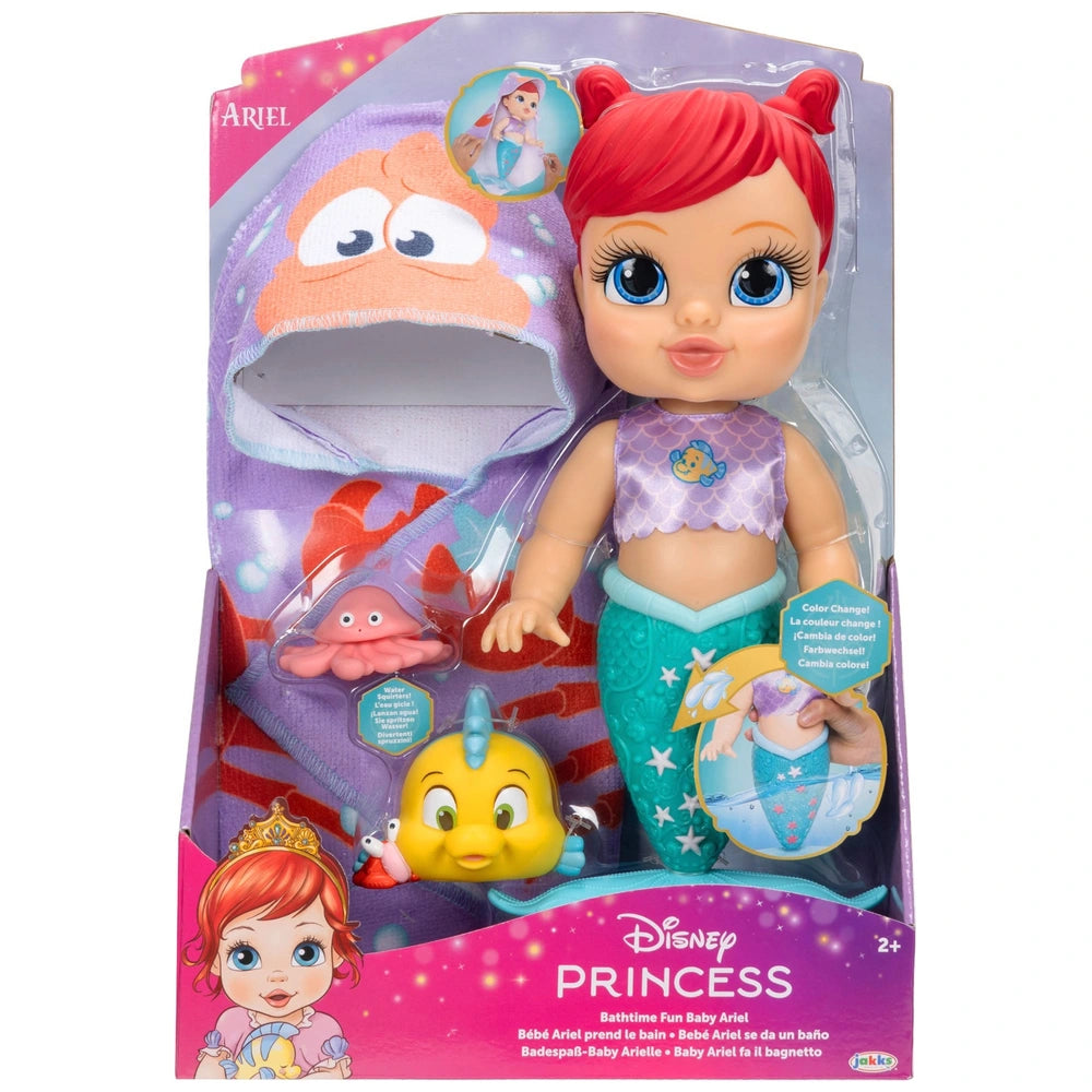 Disney Princess Doll Bathtime Fun Baby Ariel