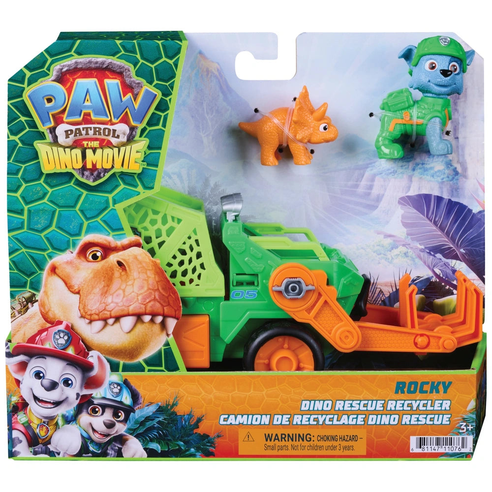 Paw Patrol: The Dino Movie Vehicle Rocky Dino Rescue Recycler
