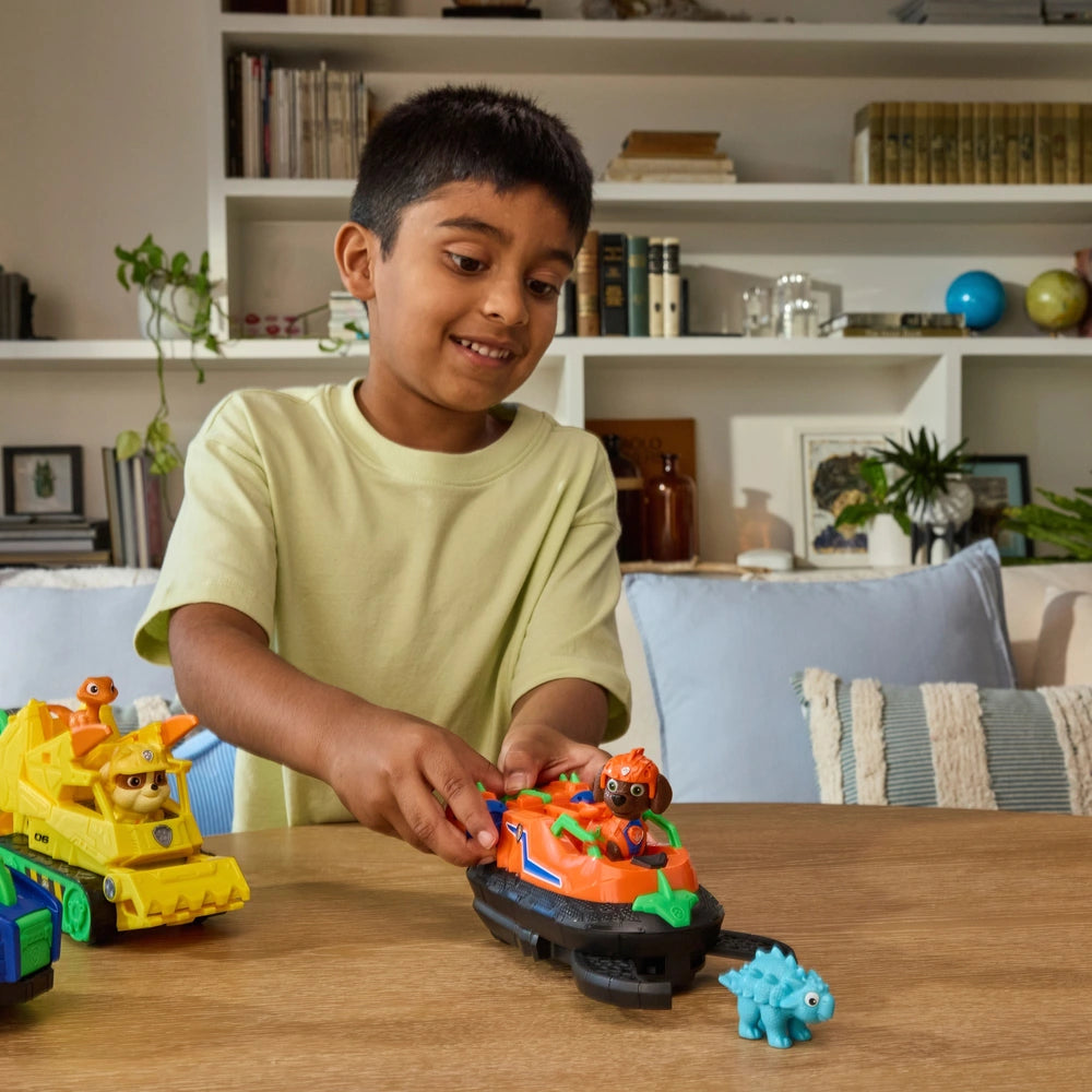 Paw Patrol: The Dino Movie Vehicle Zuma Dino Rescue Hovercraft