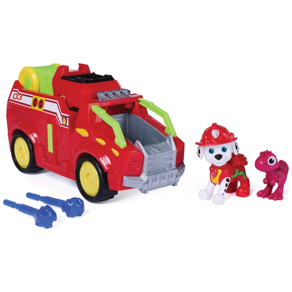 Paw Patrol: The Dino Movie Vehicle Marshall Dino Rescue Fire Truck