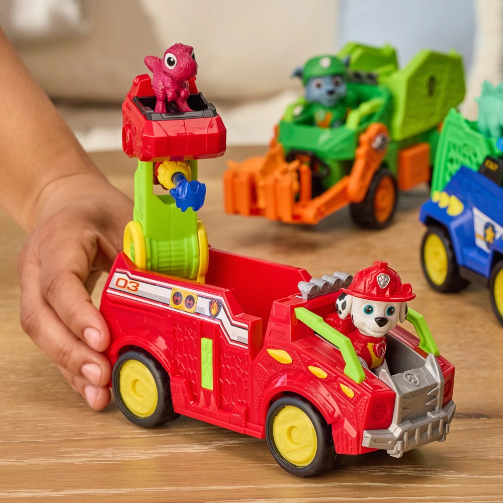 Paw Patrol: The Dino Movie Vehicle Marshall Dino Rescue Fire Truck