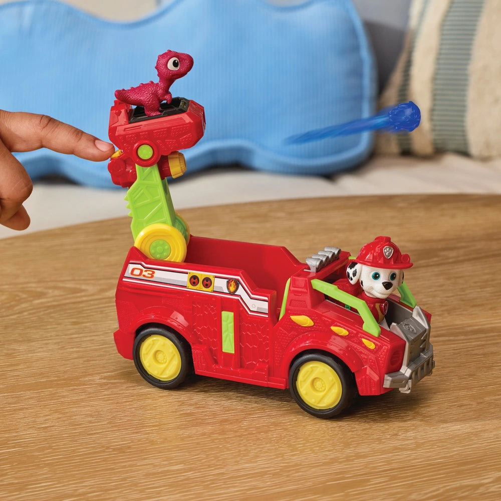 Paw Patrol: The Dino Movie Vehicle Marshall Dino Rescue Fire Truck