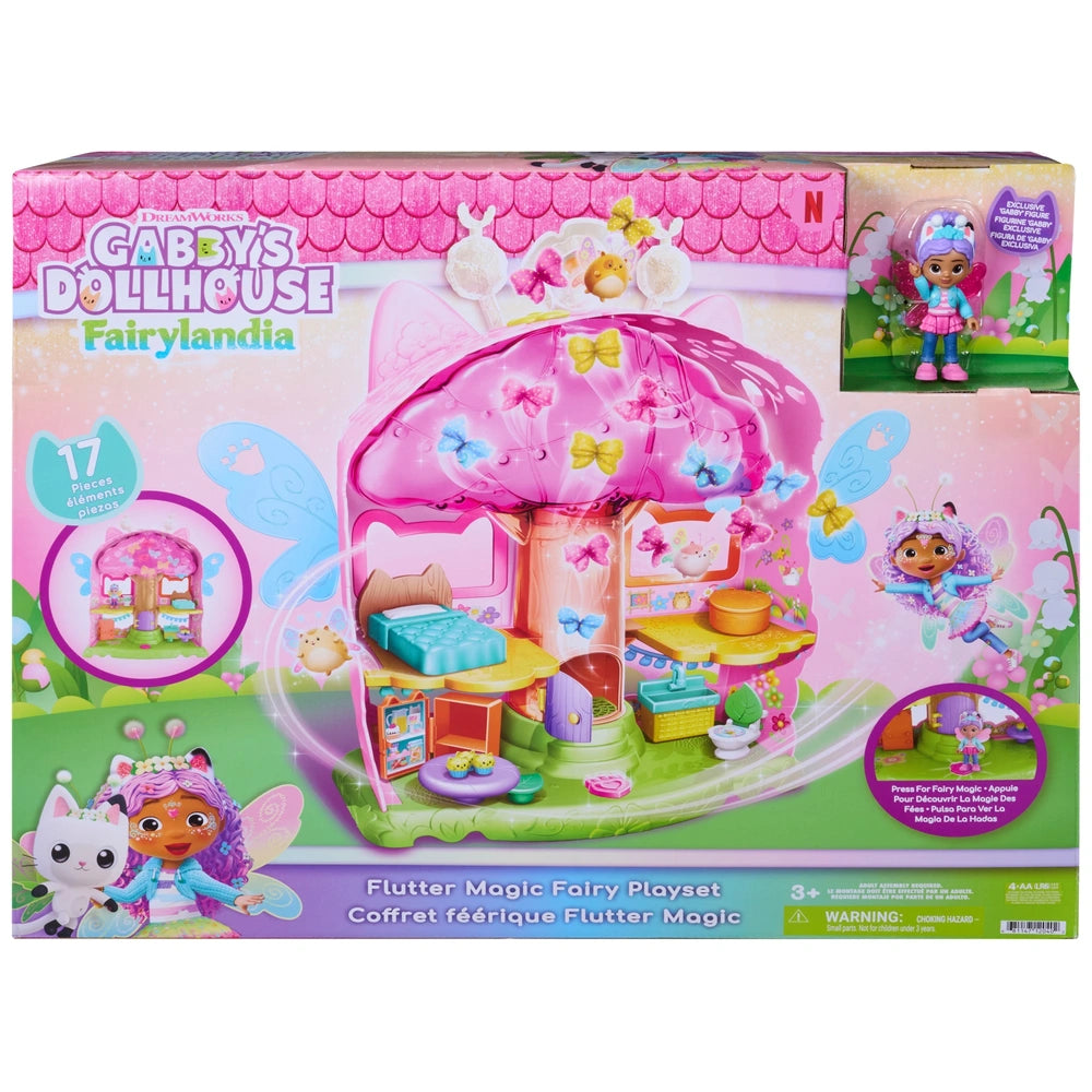 Gabby's Dollhouse: Flutter Magic Fairy Playset