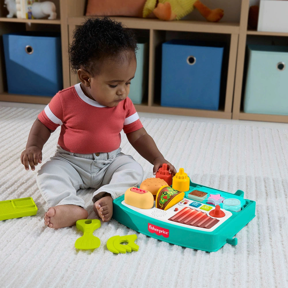 Fisher-Price Laugh & Learn 4-In-1 Snack Cart Walker Set
