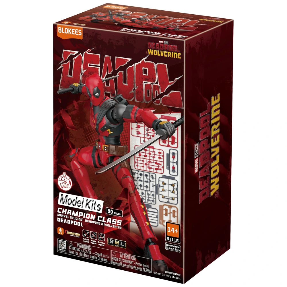 Blokees Marvel Rivals Figure Champion Class Deadpool