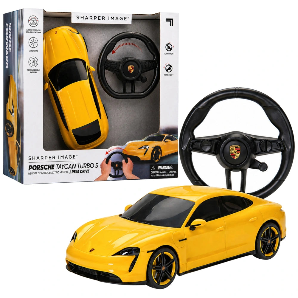 1:20 Sharper Image Porsche Taycan Turbo S Remote Control Car