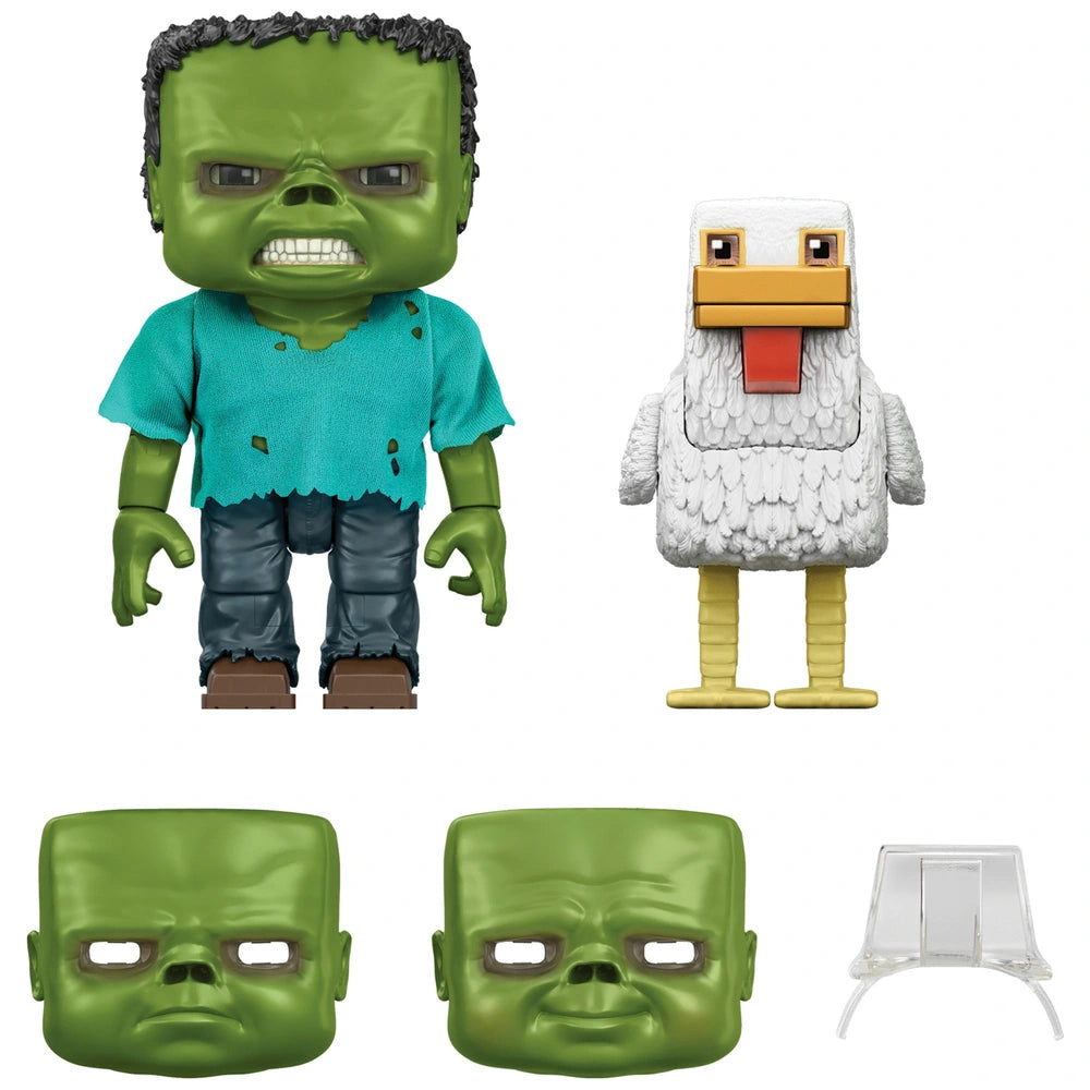 Minecraft Movie Action Figure Chicken Jockey Pack