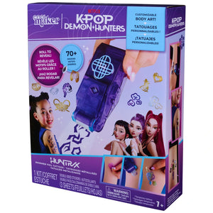 Cool Maker Kpop Demon Hunters Shimmer Foil Tattoo Studio Set
