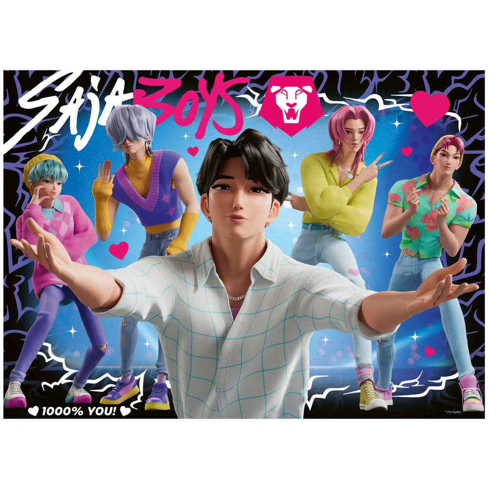 Ravensburger Netflix Kpop Demon Hunters Jigsaw Puzzles Bumper Pack 4 X 100 Pieces