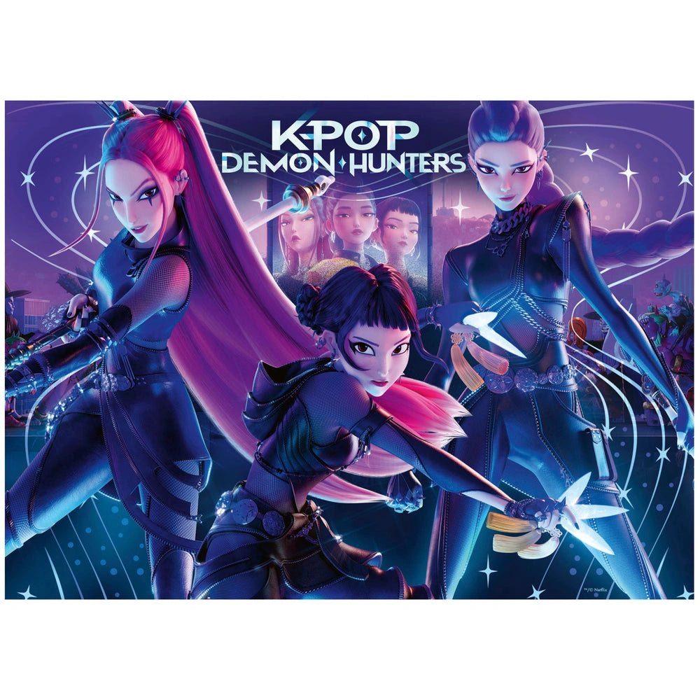 Ravensburger Netflix Kpop Demon Hunters Jigsaw Puzzles Bumper Pack 4 X 100 Pieces