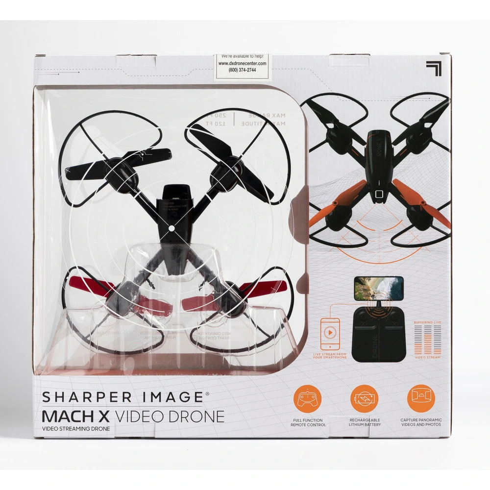 Sharper Image Mach X Video Drone