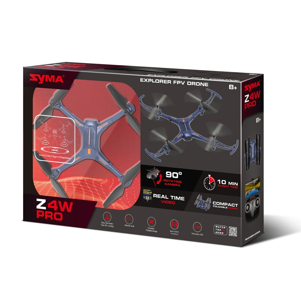 Syma Remote Control Drone With Camera Z4Wpro Explorer Fpv