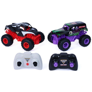 Monster Jam Remote Controlled Trucks Racing Rivals 1:24 2-Pack