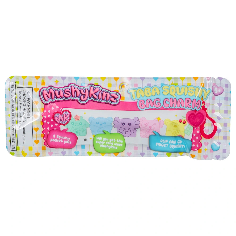 Mushykinz Mystery Taba Squishy Bag Charm 5 Pack Assortment