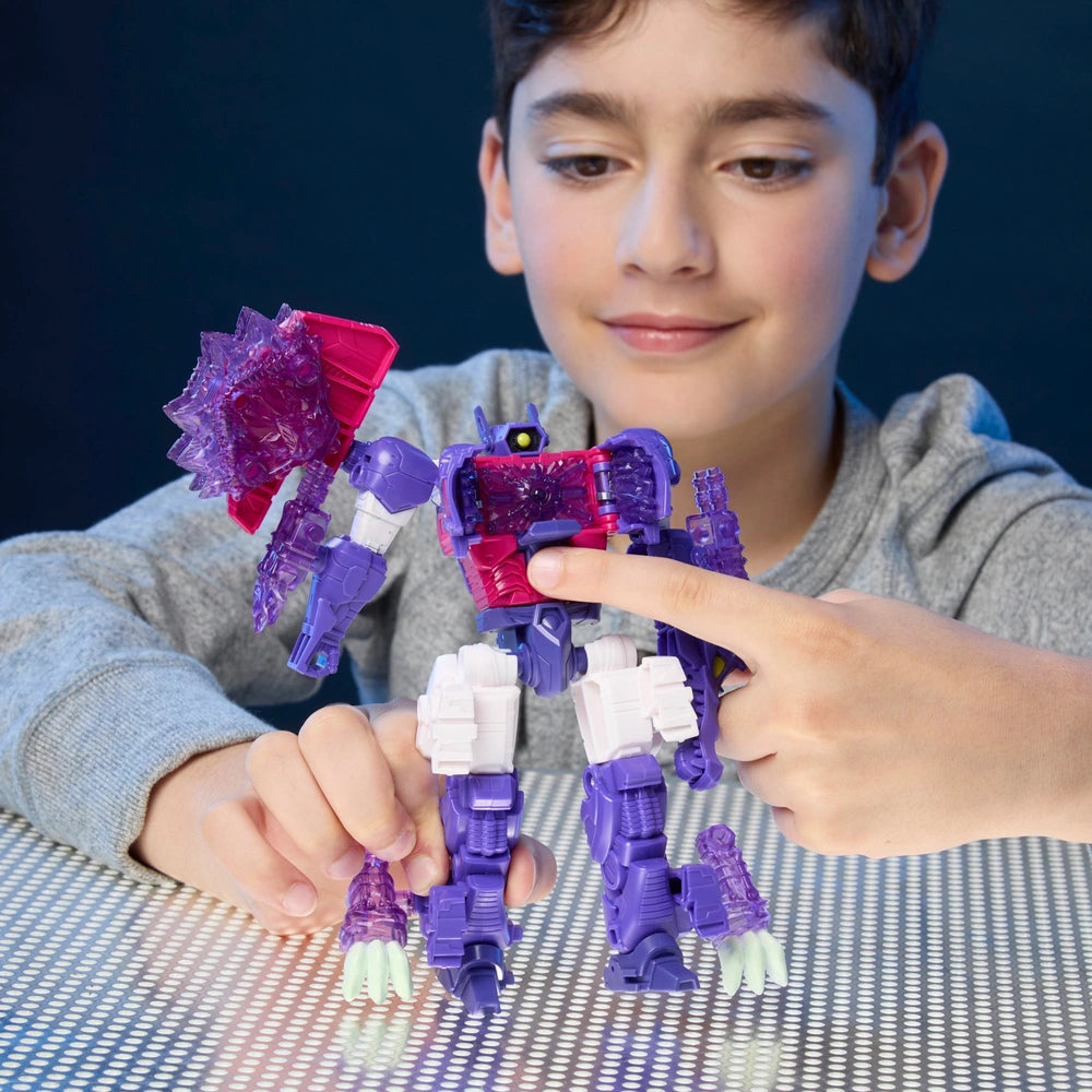 Transformers Cyberworld Action Figure Energon Surge Shockwave Ultimate Cyber Changers