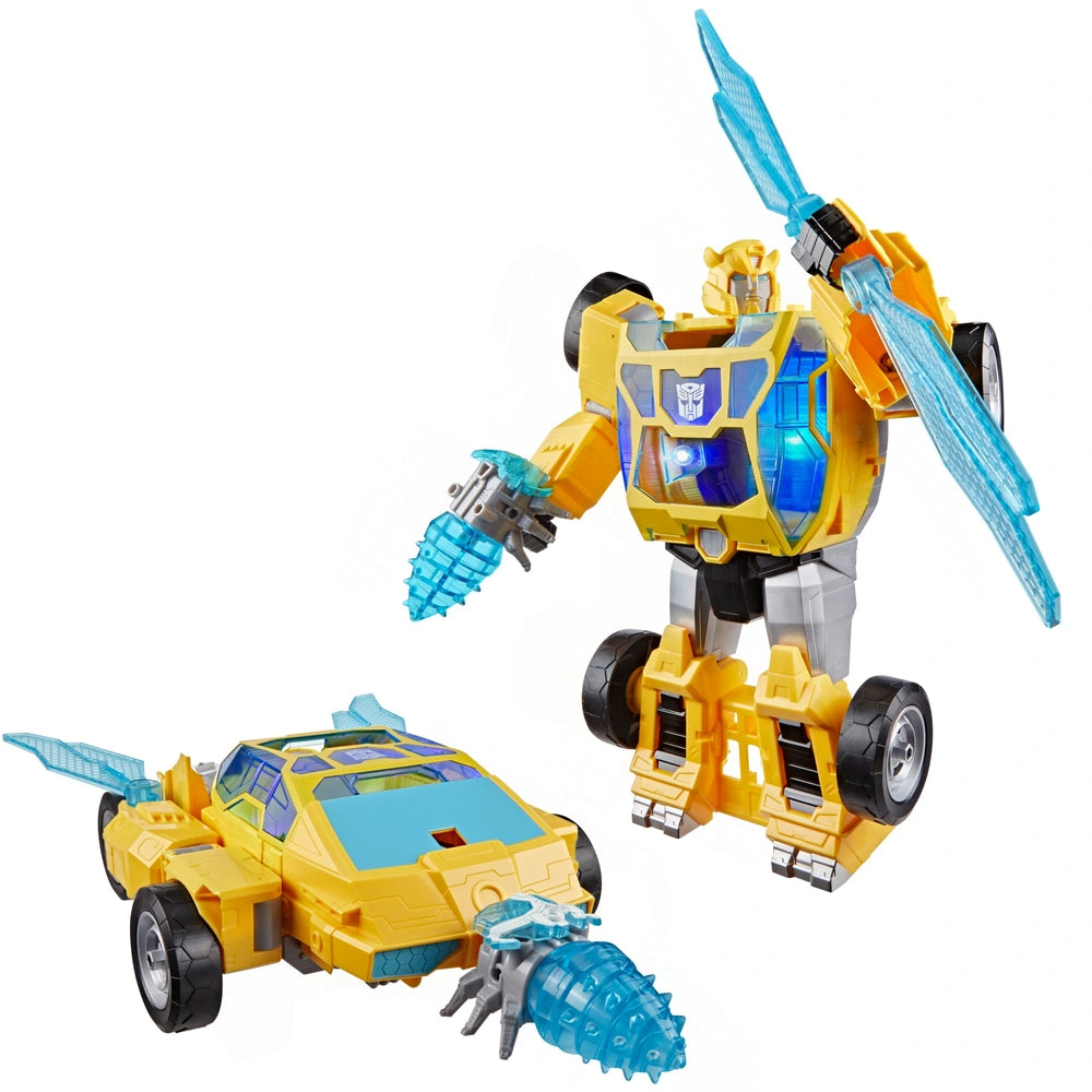 Transformers Toys Cyberworld Bumblebee Power Spark Energon Surge With Lights And Sounds