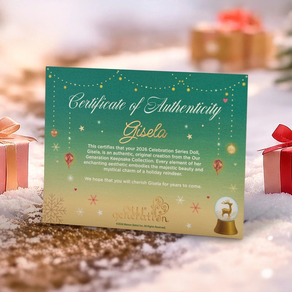 Our Generation 2026 Celebration Series Holiday Doll Gisela