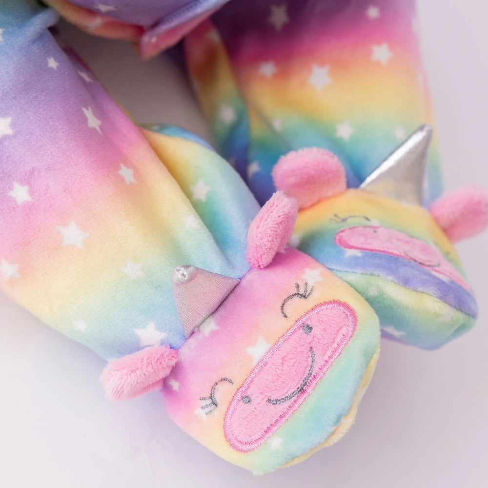 Tiny Treasures Baby Doll Clothes Rainbow Unicorn All-In-One Outfit 44Cm