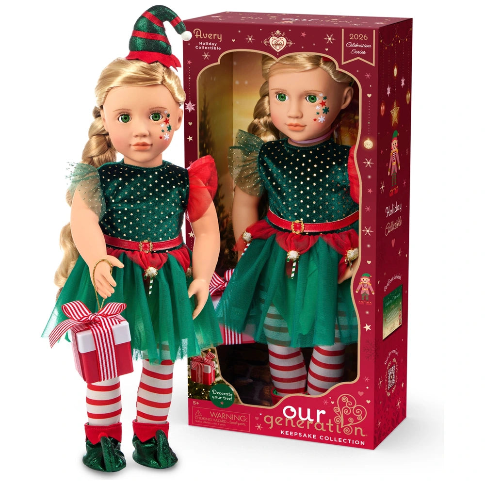 Our Generation 2026 Celebration Series Holiday Doll Avery