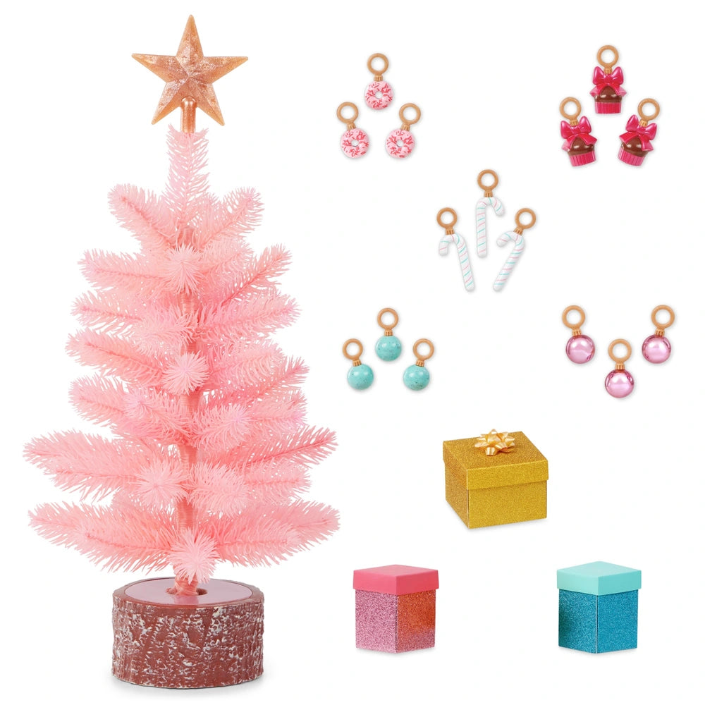 Our Generation Sweet Surprise Holiday Tree With Accessories