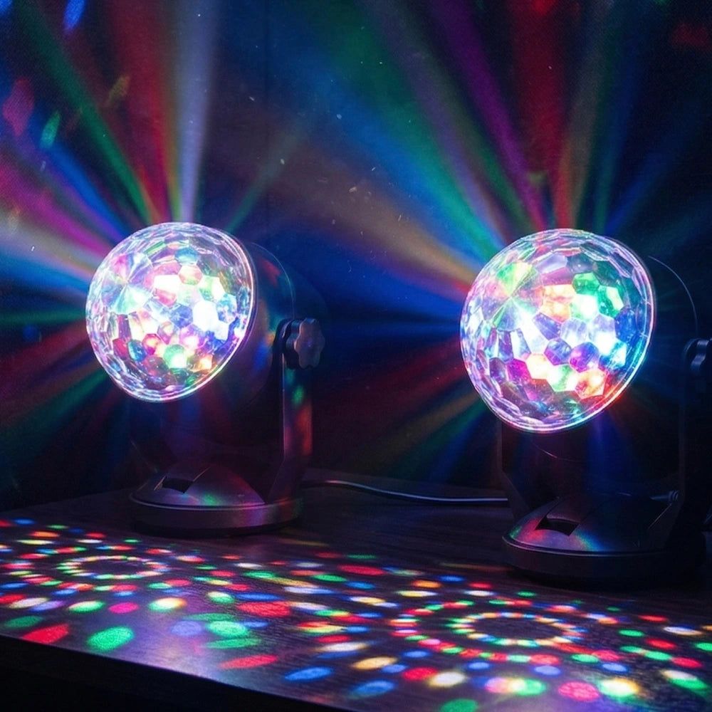 Ihome Sound Factory Sound Responsive Party Lights 2 Pack