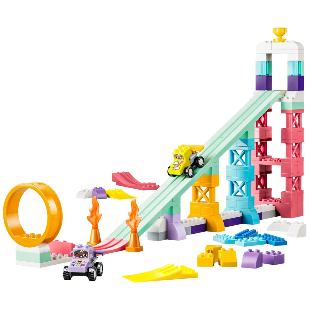 Lego Duplo 10478 3-In-1 Creative Ramps With Vehicles Set
