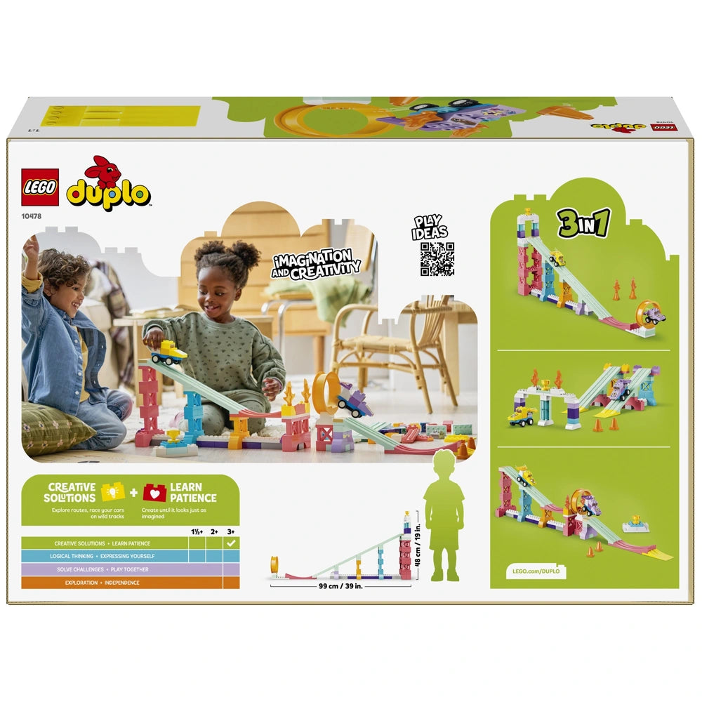 Lego Duplo 10478 3-In-1 Creative Ramps With Vehicles Set