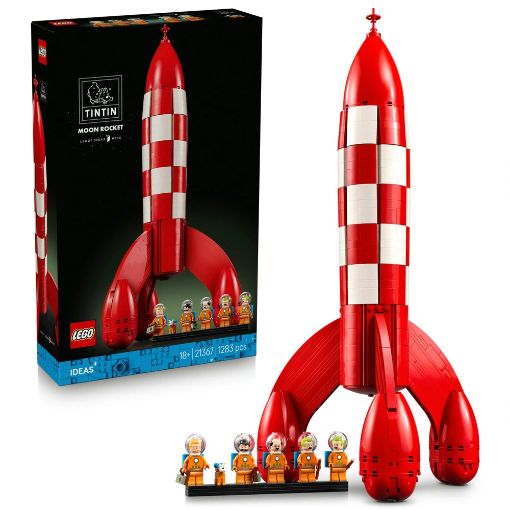 Lego Ideas 21367 Tintin Moon Rocket Set For Adults