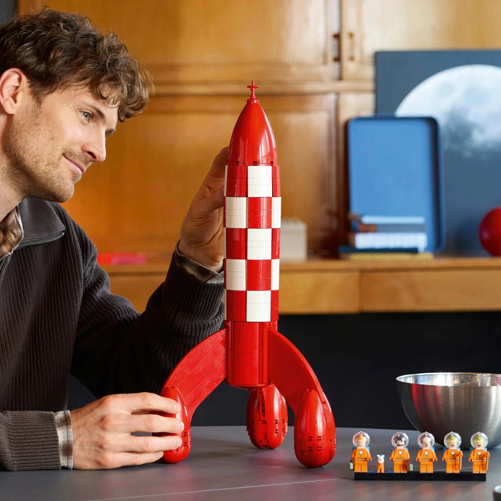 Lego Ideas 21367 Tintin Moon Rocket Set For Adults