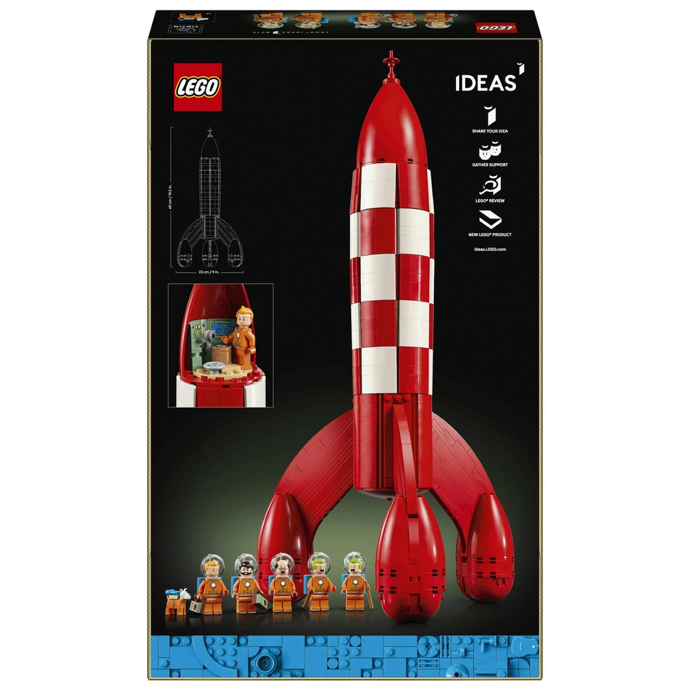 Lego Ideas 21367 Tintin Moon Rocket Set For Adults