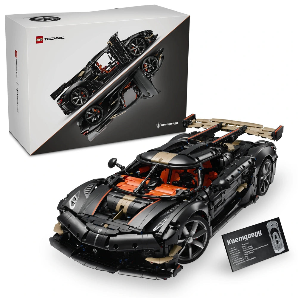 Lego Technic 42232 Koenigsegg Sadair's Spear Megacar Set For Adults