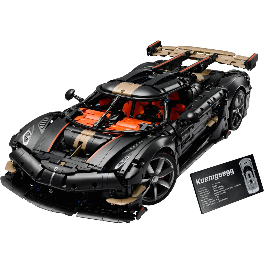 Lego Technic 42232 Koenigsegg Sadair's Spear Megacar Set For Adults