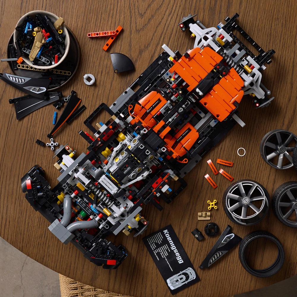 Lego Technic 42232 Koenigsegg Sadair's Spear Megacar Set For Adults