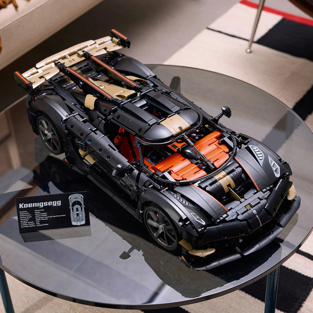 Lego Technic 42232 Koenigsegg Sadair's Spear Megacar Set For Adults