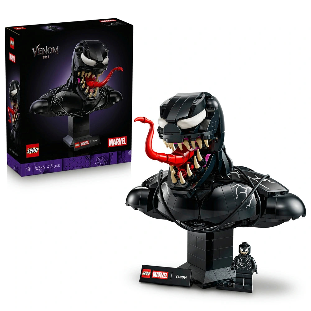 Lego Marvel 76356 Venom Bust Set For Adults