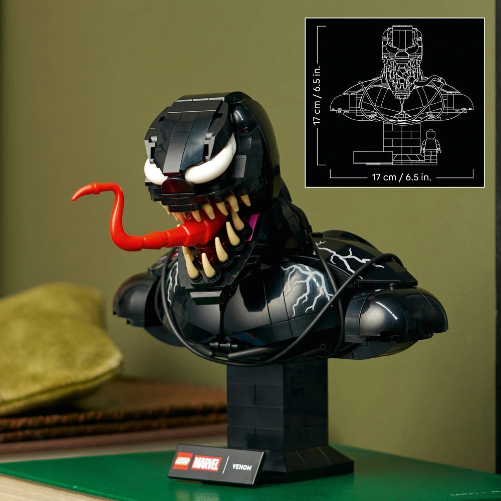 Lego Marvel 76356 Venom Bust Set For Adults
