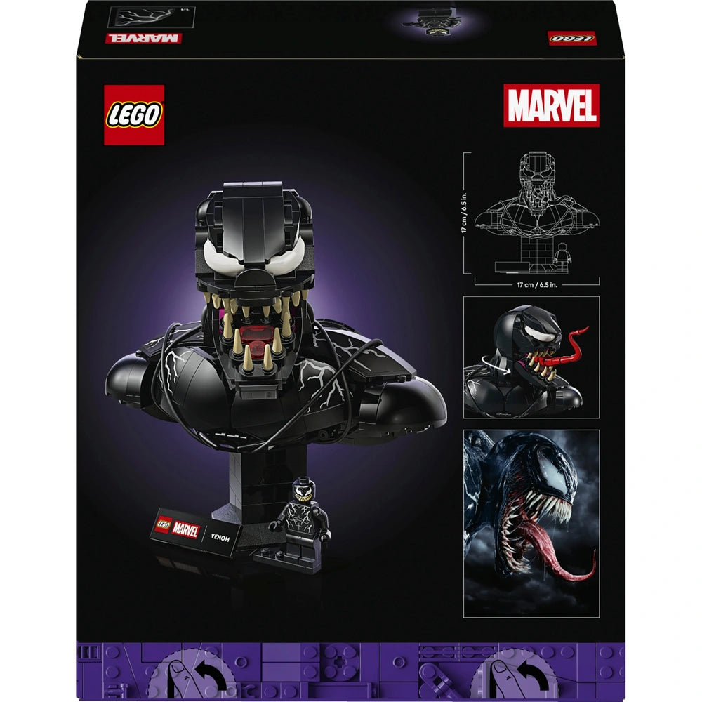 Lego Marvel 76356 Venom Bust Set For Adults