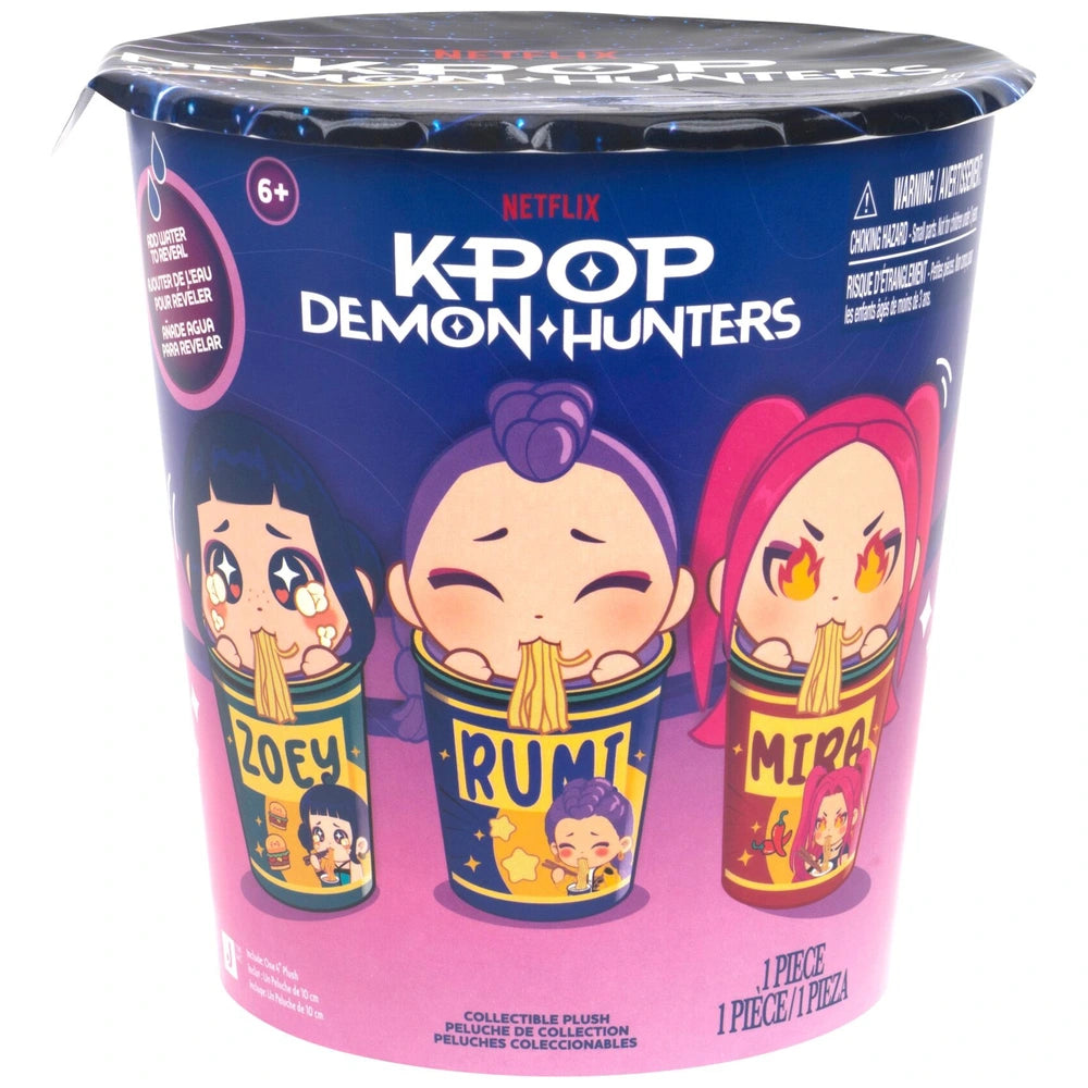 Netflix Kpop Demon Hunters Plush Mini Rameyon Cup Blind Box Assortment 10Cm