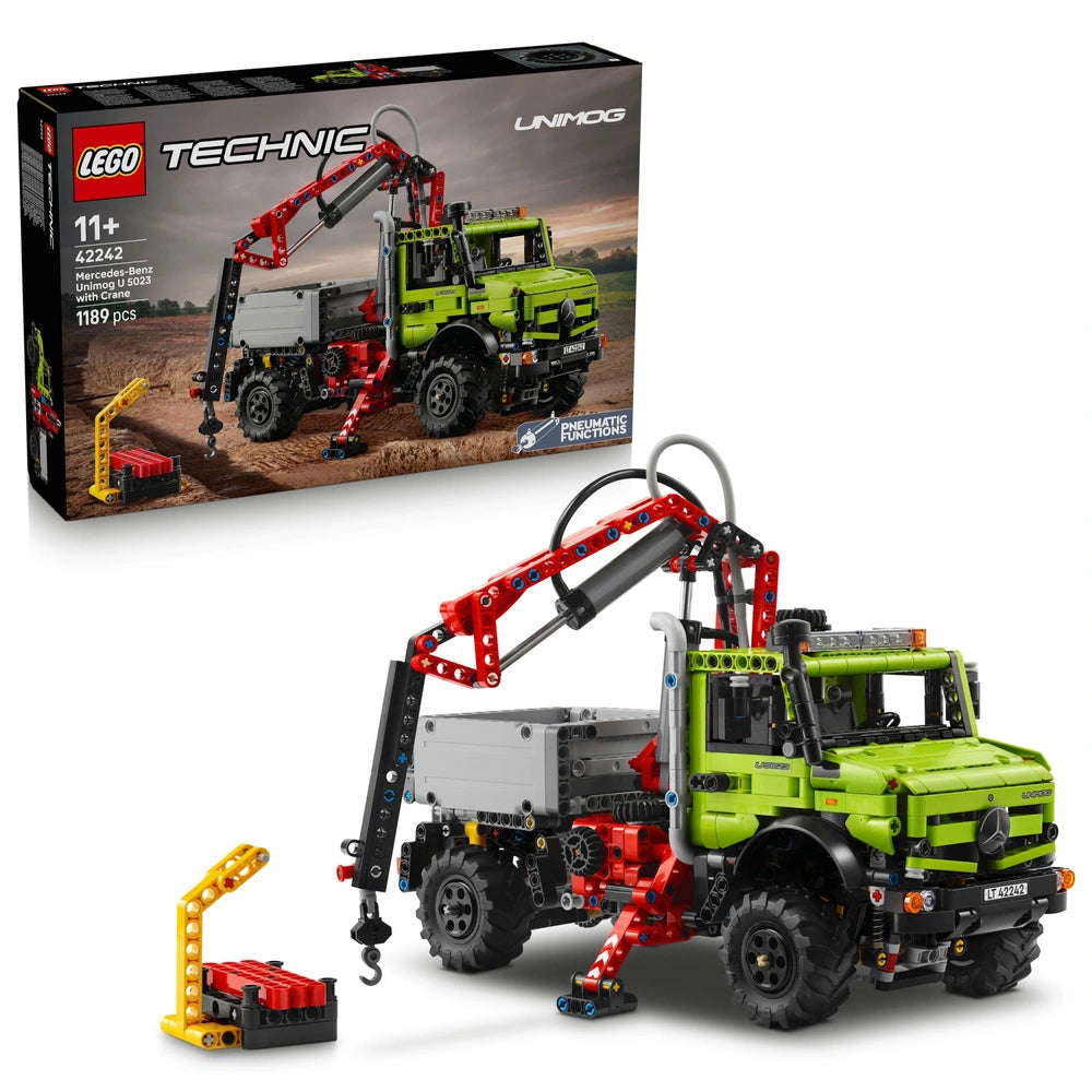 Lego Technic 42242 Mercedes-Benz Unimog U 5023 With Crane Set
