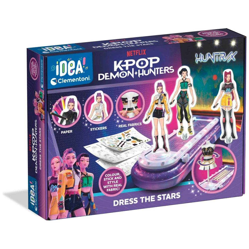 Clementoni Kpop Demon Hunters Dress The Stars Design Kit